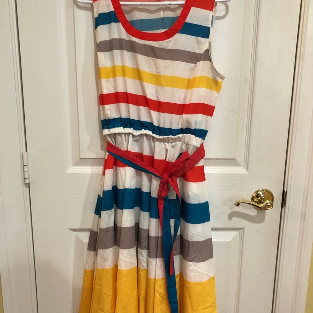 Marc by Marc Jacobs Simone striped dress medium